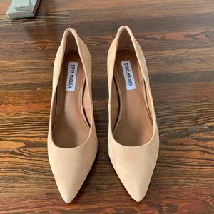 Steve Madden Pointed Toe Block Heel Pumps
